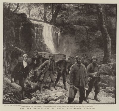 The New Observatory on Mount Wellington, Tasmania by Charles J. Staniland